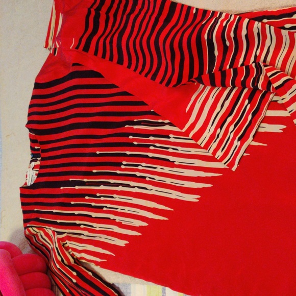 Fully lined 100% Silk dress w/matching scarf - Picture 1 of 4